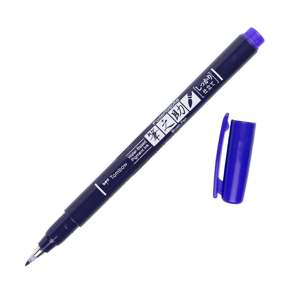 .. Tombow Fudenosuke Brush Pen GCD-111 112 x3 Hard Type & Soft Type Eaah 3 Pens Total 6 Pens Arts Value set With Our Shop Original Product Description